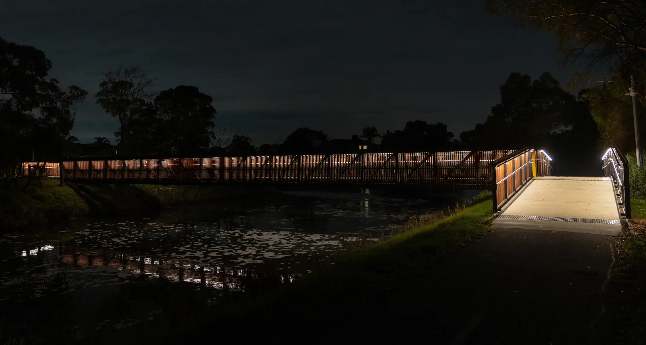 Seaford Wetlands Pedestrian & Cyclists Bridge Pic 1